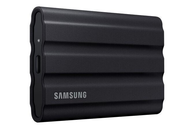 SSD Externo Samsung T7 Shield 4TB USB3.2 Gen2 Negro (1050/1000MB/s) image number 1