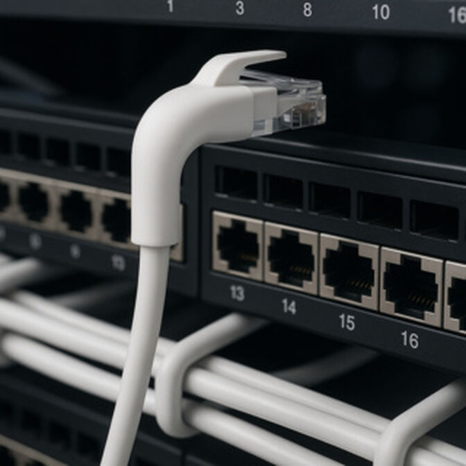 Cable de Red Ewent IM1316 CAT.6a U/FTP Slim Flex&iacute;vel 100% Cobre 0.5m Blanco image number 2