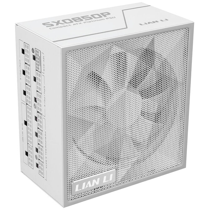 Fuente Modular Lian Li SX 850W 80+ Platinum Blanco image number 0