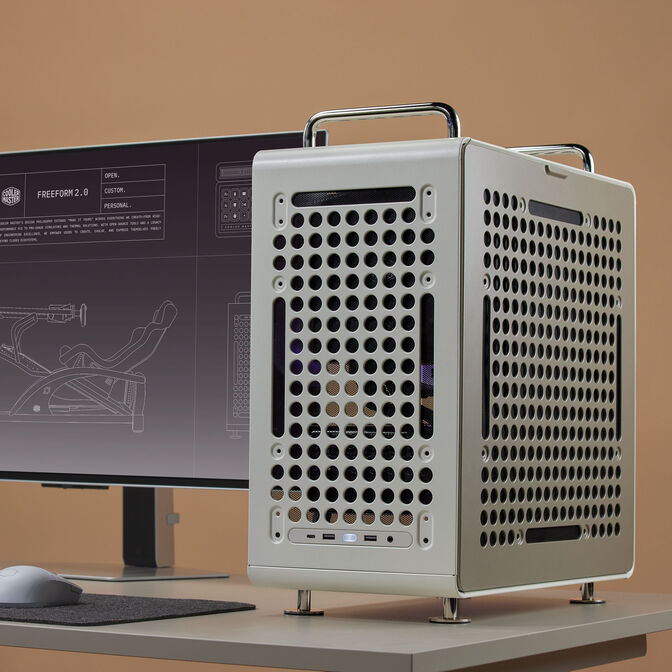 Torre E-ATX Cooler Master QUBE 540 Moonstone image number 11