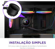 Kit de Refrigeraci&oacute;n L&iacute;quida CPU NZXT Kraken 280 RGB Negro image number null