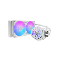 Refrigeraci&oacute;n L&iacute;quida CPU Cooler Master MasterLiquid ATMOS II VRM Fan ARGB 240mm Blanco