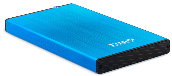 Caja Externa HDD Tooq 2.5" SATA (9,5mm) - USB 3.0/3.1 Gen 1 Azul Metalizado image number 0