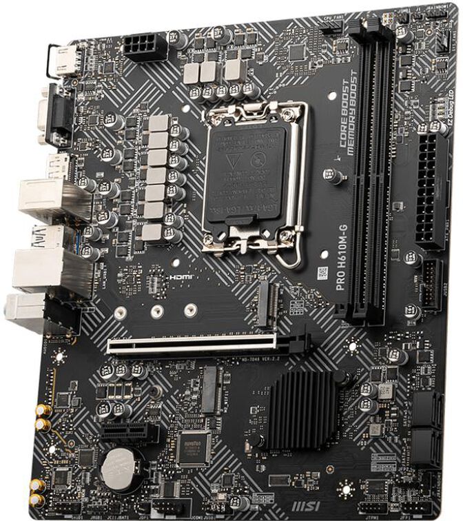 Placa Base MSI PRO H610M-G image number 2
