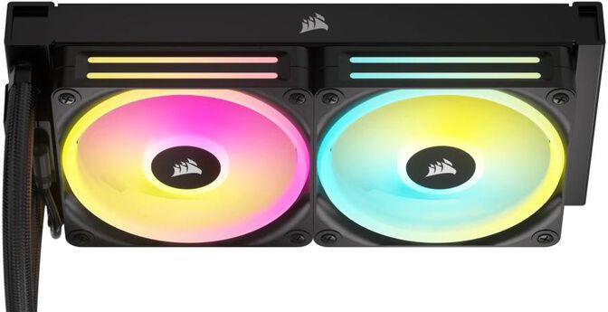 Refrigeraci&oacute;n L&iacute;quida CPU Corsair iCUE LINK H100i RGB 240mm Negro image number 2