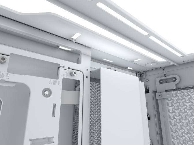 Torre ATX Corsair Frame 4000D Performance Blanco Cristal Templado image number 6