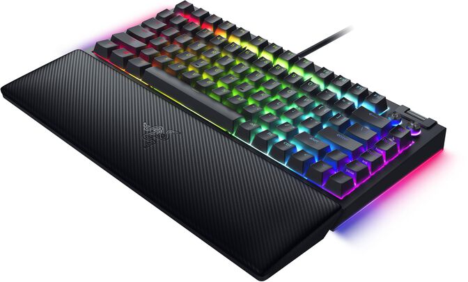Teclado Razer BlackWidow V4 75% RGB Tactile Switch (US) image number 9