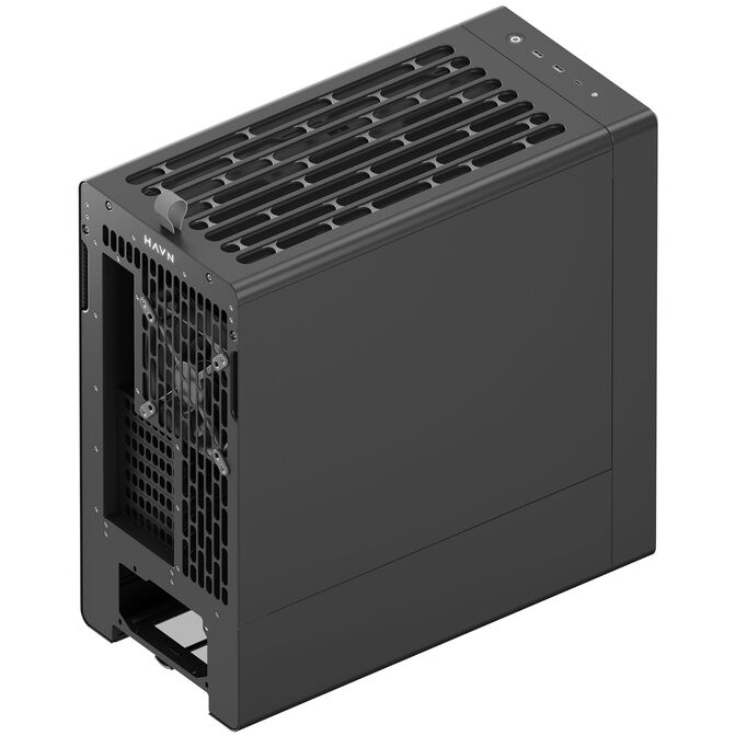 Caja ATX HAVN BF 360 Flow Solid Negro image number 4
