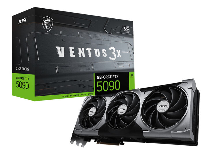 Tarjeta Gráfica MSI GeForce® RTX 5090 VENTUS 3X OC 32GB GDDR7 DLSS4 image number 0