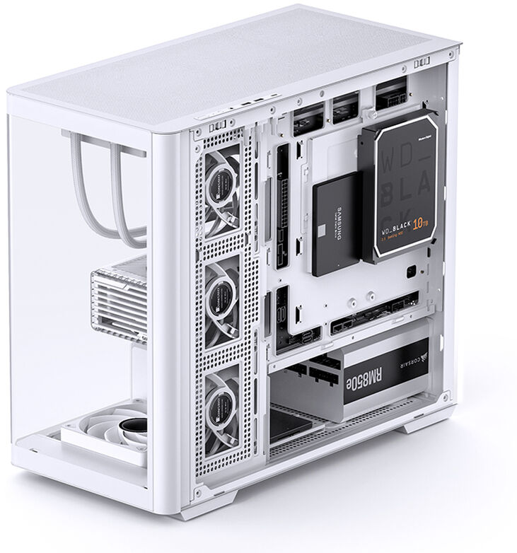 Caja Micro-ATX Jonsbo D300 Vidrio Templado Blanco image number 8