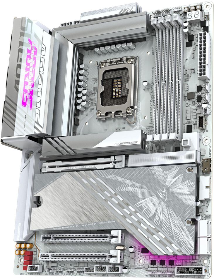 Placa Base Gigabyte Z890 Aorus Elite X ICE image number 3