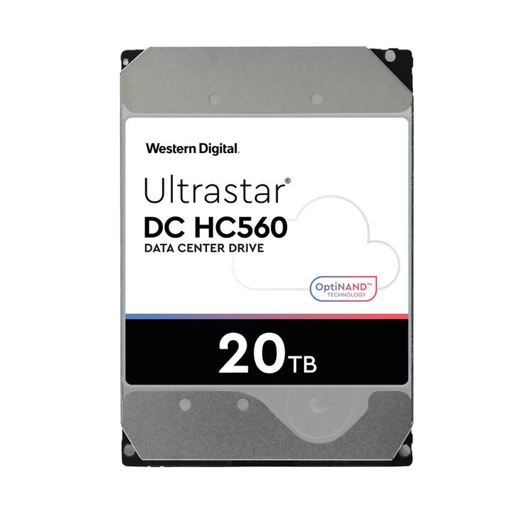 Disco Western Digital Ultrastar DC HC560 20TB 512E 7200rpm SATA III image number 2