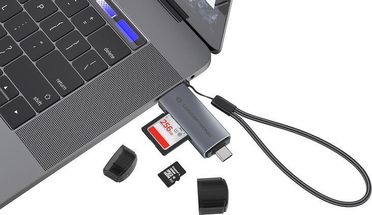 Lector de Tarjetas Conceptronic Tarjetas SD/MicroSD USB 3.0 USB-C image number 7
