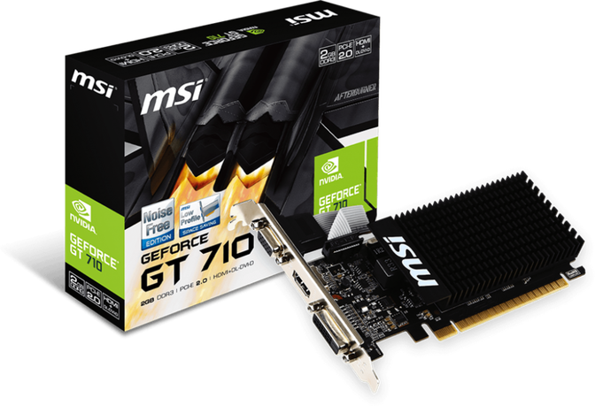 Tarjeta Gr&aacute;fica MSI GeForce&reg; GT 710 LP 2G image number 0