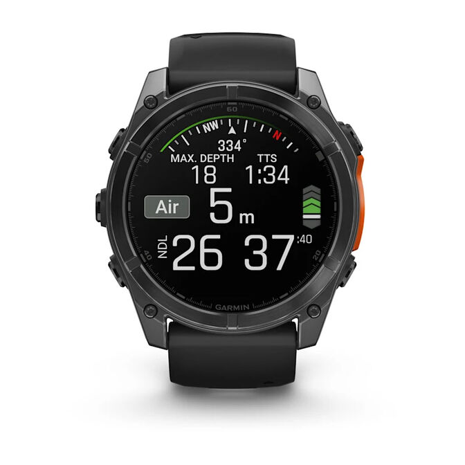 Smartwatch Garmin Fenix 8 AMOLED 51mm Cinzento image number 7
