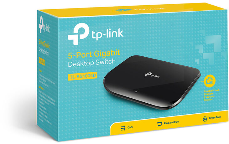 Switch TP-Link TL-SG1005D 5 Portas Gigabit Plástico image number 5