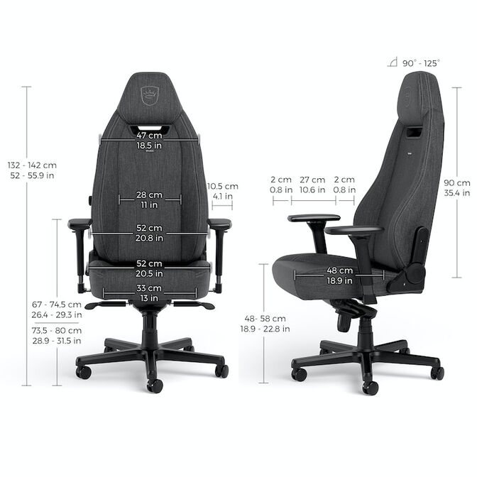 Silla noblechairs LEGEND TX - Antracita image number 4
