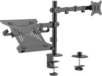 Soporte de Monitor + Portátil Ewent EW1519 Desk Mounting 13" - 32" Articulado Negro Soporte de Monitor + Portátil Ewent EW1519 Desk Mounting 13" - 32" Articulado Negro