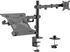 Soporte de Monitor + Portátil Ewent EW1519 Desk Mounting 13" - 32" Articulado Negro image number null