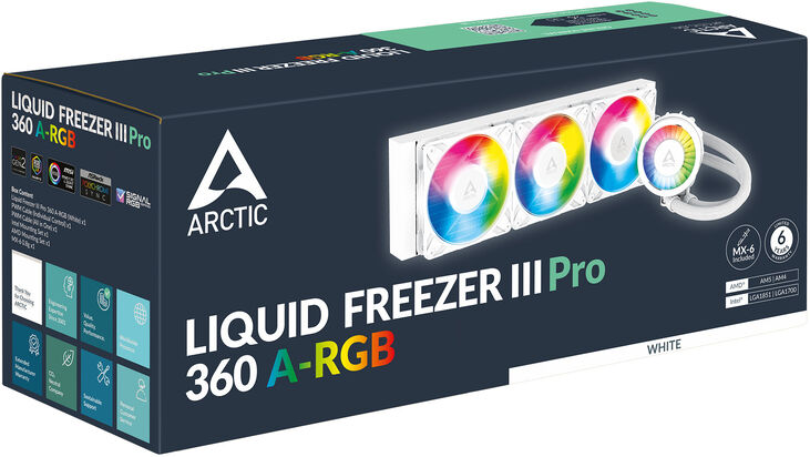 Kit Refrigeración Líquida Arctic Liquid Freezer III PRO White - 360mm image number 5