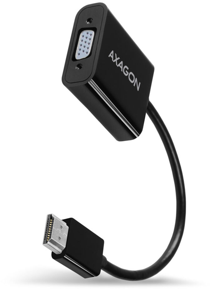 Adaptador AXAGON RVH-VGAN, HDMI para VGA, Full HD, Audio OUT image number 0