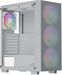 Caja ATX Aerocool B509A Flow ARGB Vidrio Templado Blanco