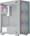 Caja ATX Aerocool B509A Flow ARGB Vidrio Templado Blanco
