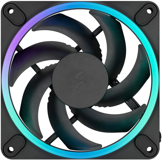 Ventilador Fractal Design Momentum 12 120mm 2200RPM 8 Pinos RGB Negro image number 1