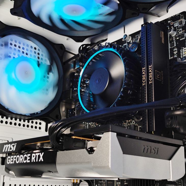 Computador AURA Gamer-PC Intel i5 12400F 32GB DDR5 1TB RTX 5060 W11 image number 2