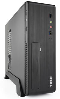 Caja Mini-ITX Tooq C/Fuente Alimentación 500W + Lector Tarjetas + 2x USB 3.0 Negro