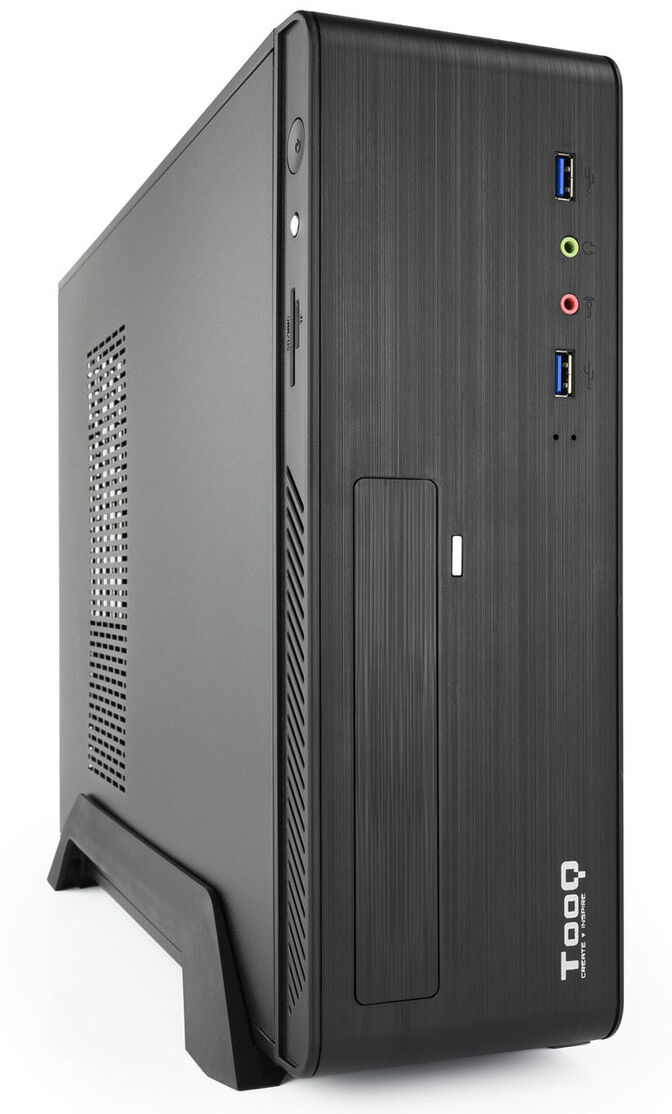 Caja Mini-ITX Tooq C/Fuente Alimentaci&oacute;n 500W + Lector Tarjetas + 2x USB 3.0 Negro image number 0