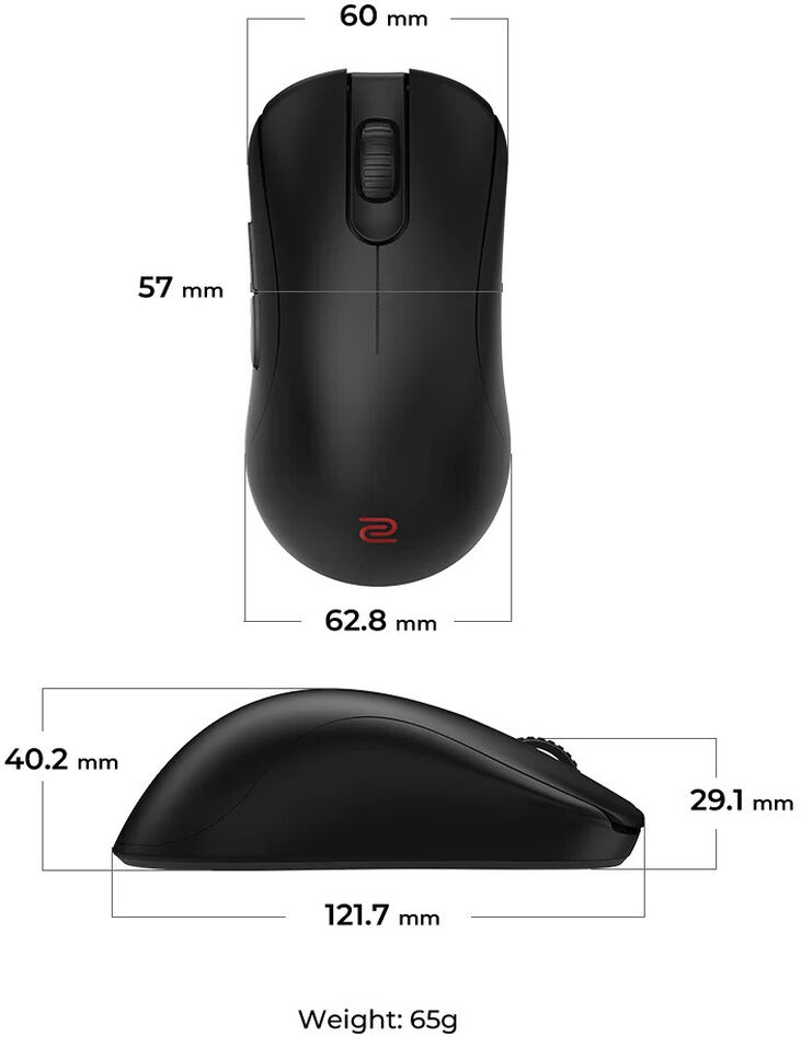 ZOWIE Ratón ZA13-DW 4K Wireless image number 6