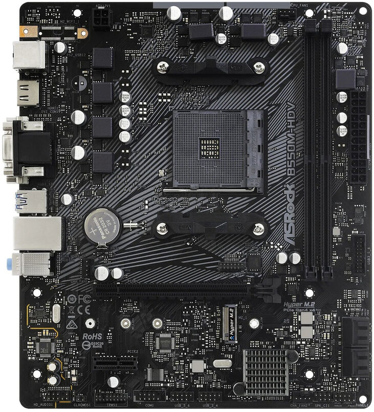Placa Base ASRock B550M-HDV image number 1