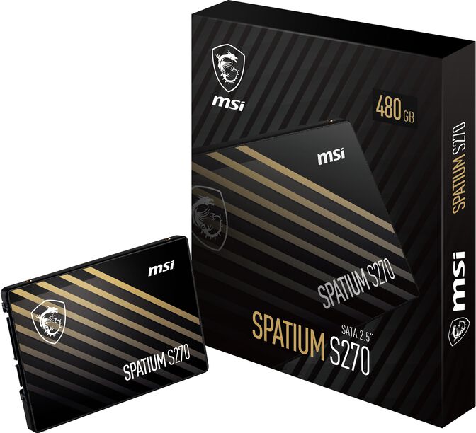 SSD MSI SPATIUM S270 480GB SATA IIII (500/450MB/s) image number 4