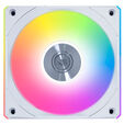 Ventilador Lian Li UNI FAN CL120 FLEX Wireless RGB Reverse Blade PWM Blanco 120mm (Pack 3) image number null