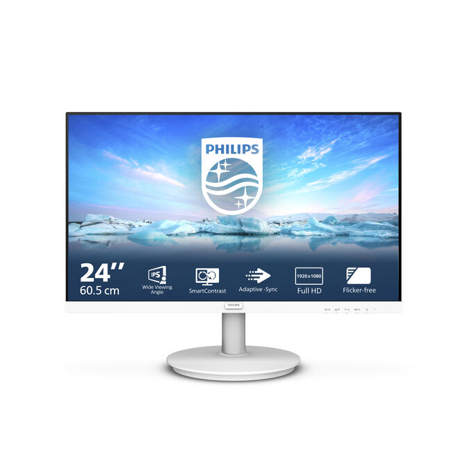 Monitor Philips V-Line 24" 241V8AW IPS FHD 75Hz Altavoces integrados image number 1
