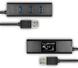 USB-A-Hub AXAGON HUE-S2BL, 4x USB 3.0 - 1.2m image number null