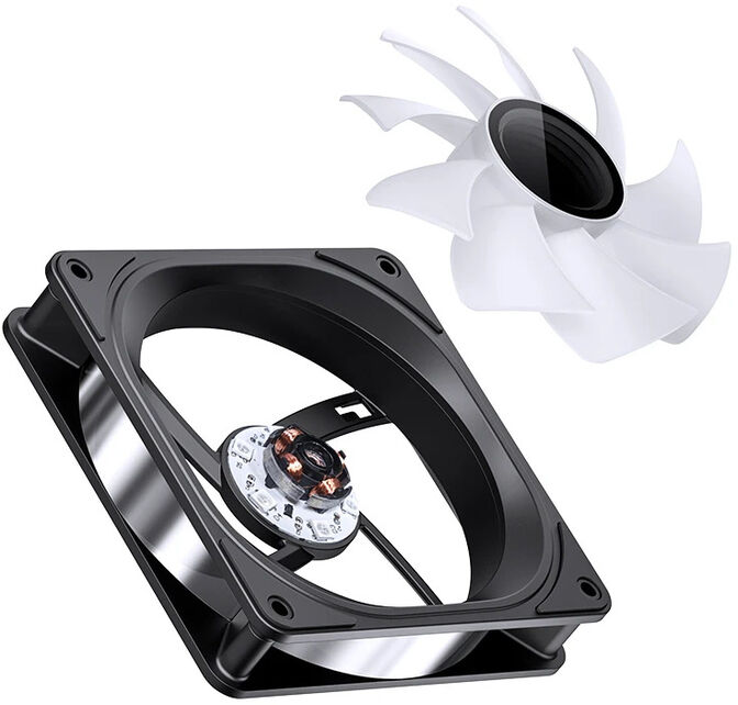 Ventilador Jonsbo FR-606 RGB PWM Negro - 120mm image number 4