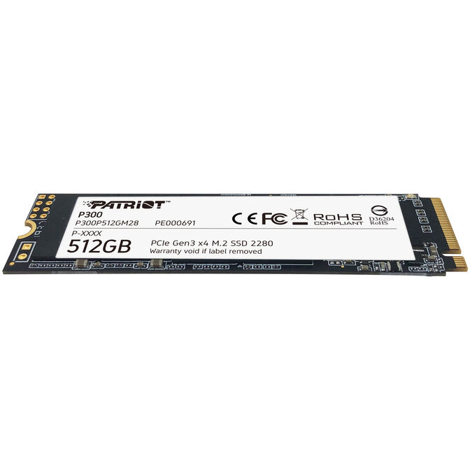 SSD Patriot P300 Gen3 512GB M.2 NVMe 2280 (1700/1100MB/s) image number 2