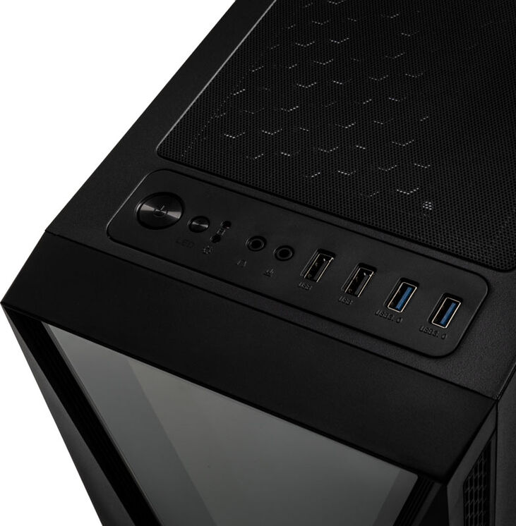 Caja ATX Kolink VOID RGB Vidrio Templado Negro image number 4