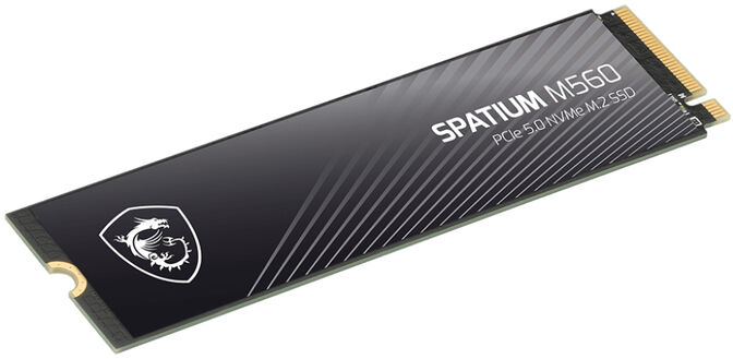 SSD MSI SPATIUM M560 2TB Gen5 M.2 NVMe (10300/8700MB/s) image number 2