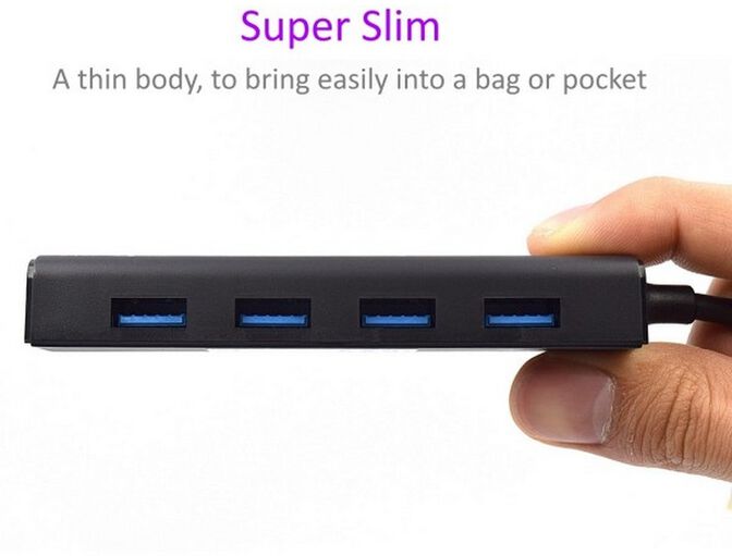 Hub USB Ewent 4 Portas USB 3.1 Gen 1 - C/ Alimentaci&oacute;n image number 1