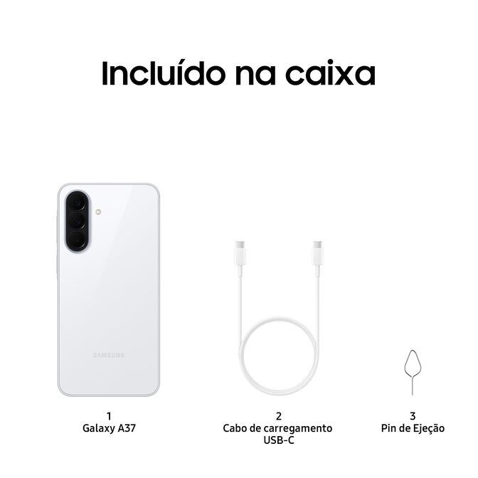 Smartphone Samsung Galaxy A37 5G 6.7" (8 / 256GB) 120Hz Blanco image number 6