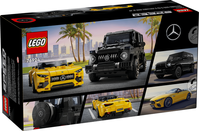 LEGO Speed Champions: Mercedes-AMG G 63 y Mercedes-AMG SL 63, 808 Piezas (76924) image number 1