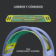Auriculares Logitech G733 RGB Lightspeed Wireless Lila image number null