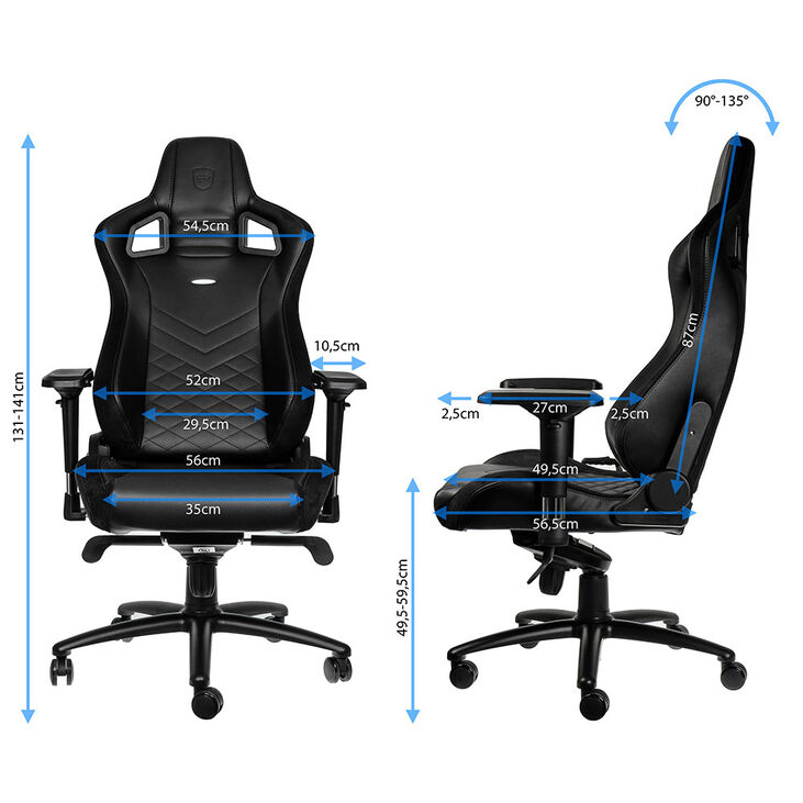 Silla noblechairs EPIC - Negro image number 5