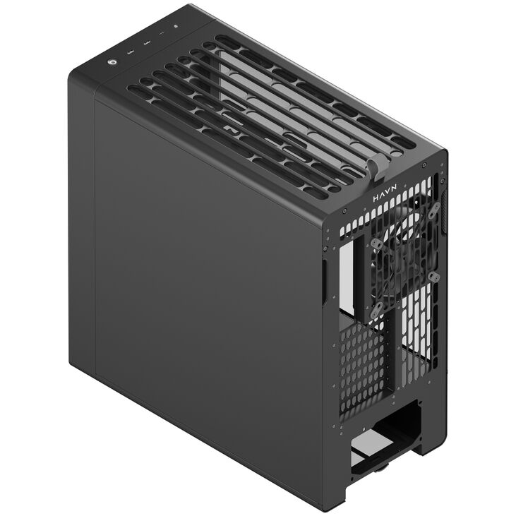 Caja ATX HAVN BF 360 Flow Negro image number 6