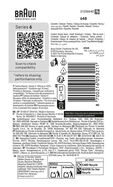 Cabezal de Recambio Braun Series 9 Kombipack 64B image number null