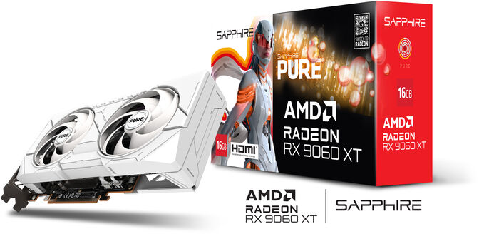 Tarjeta Gr&aacute;fica Sapphire Radeon RX 9060 XT Pure OC 16GB GDDR6 image number 8