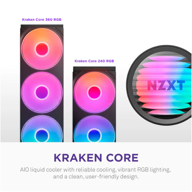 Kit de Refrigeraci&oacute;n L&iacute;quida CPU NZXT Kraken Core 360 RGB image number 2